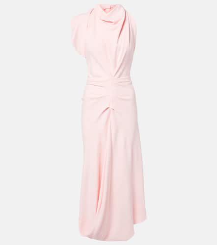 Robe midi en crêpe - Victoria Beckham - Modalova