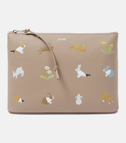 X Suna Fujita – Pochette Bunnies Small en cuir - Loewe - Modalova