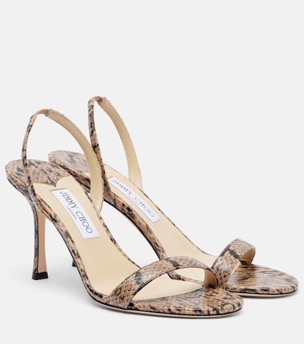 Sandales slingback Jenn en cuir façon serpent - Jimmy Choo - Modalova