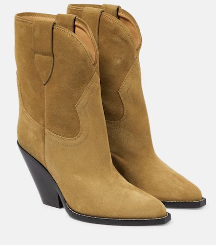 Bottines santiags Leyane en daim - Isabel Marant - Modalova