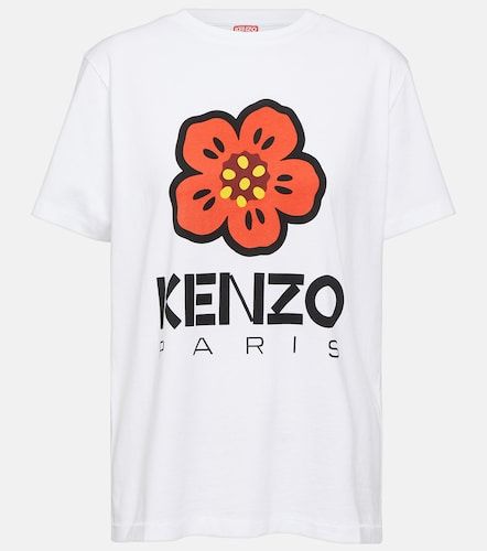 T-shirt imprimé en coton à logo - Kenzo - Modalova