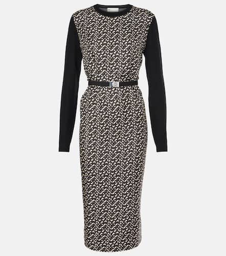 Robe midi en laine et soie - Tory Burch - Modalova