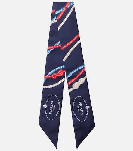Prada Foulard en soie imprimé - Prada - Modalova