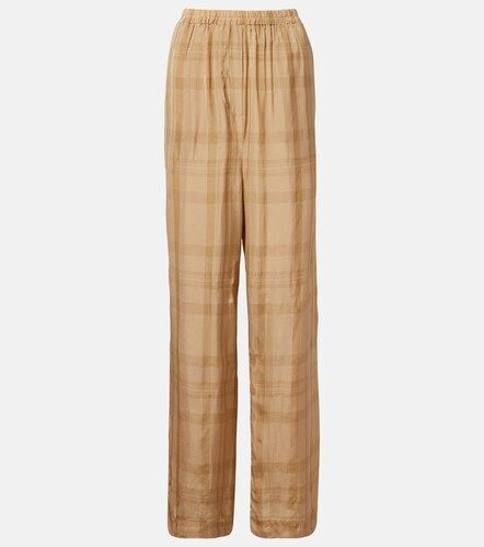 Pantalon ample Baxter à motif tartan - The Frankie Shop - Modalova