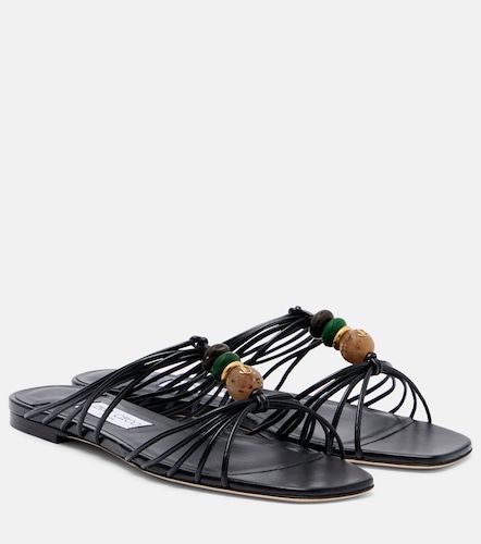 Mules Lova en cuir à ornements - Jimmy Choo - Modalova