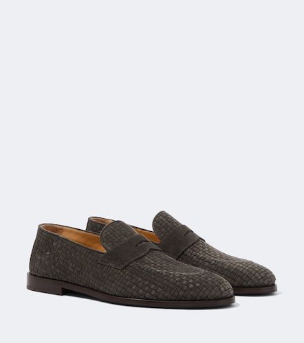 Mocassins en daim - Brunello Cucinelli - Modalova