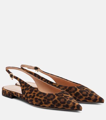 Ballerines slingback Robbie  motif lopard - Gianvito Rossi - Modalova