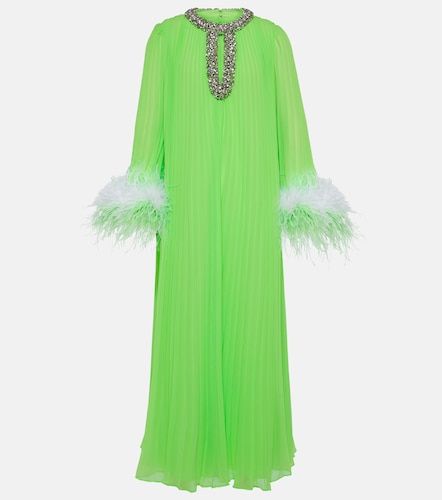 Robe en mousseline à plumes - Self-Portrait - Modalova
