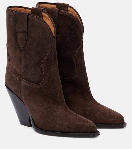 Bottines Leyane en daim - Isabel Marant - Modalova
