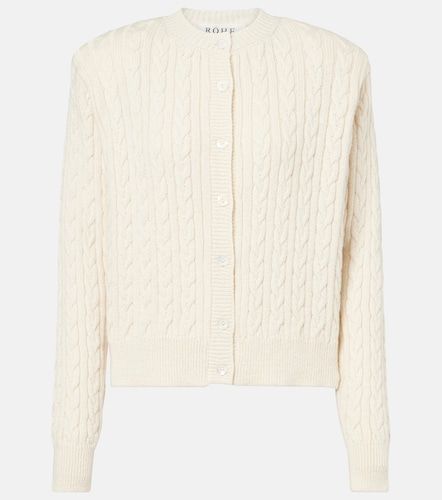 Róhe Cardigan torsadé en coton et laine - Rohe - Modalova