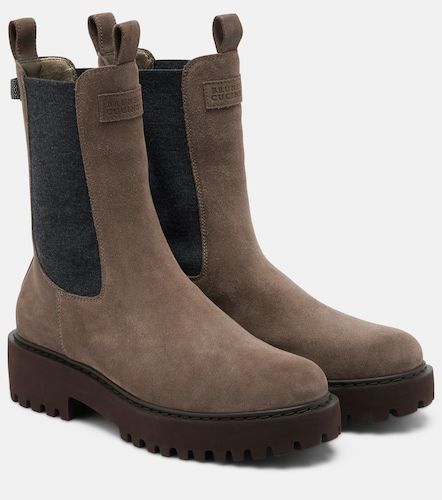 Bottines Chelsea Monili en daim - Brunello Cucinelli - Modalova