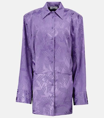 Robe chemise en jacquard - The Attico - Modalova