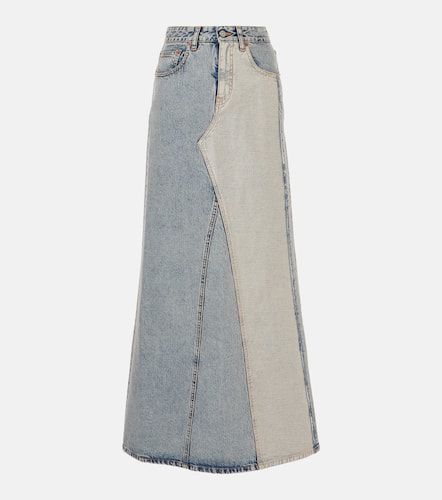 Jupe longue en jean - MM6 Maison Margiela - Modalova