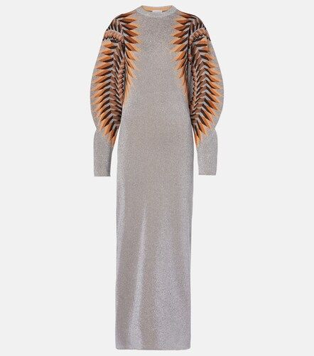 Rabanne Robe longue en jacquard - Rabanne - Modalova