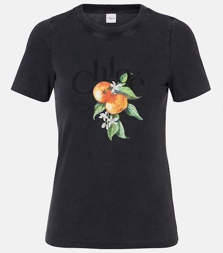 Chloé T-shirt en coton à imprimé - Chloe - Modalova
