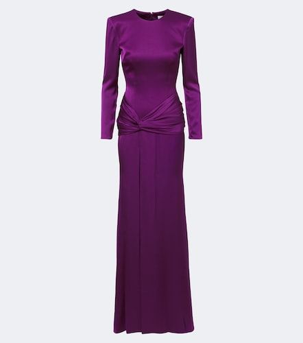 Robe longue en crêpe de satin - Alex Perry - Modalova