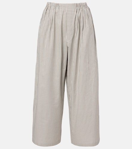 Pantalon ample White Label Meadow en coton à carreaux - Proenza Schouler - Modalova