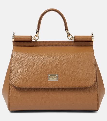 Sac Sicily Large en cuir - Dolce&Gabbana - Modalova