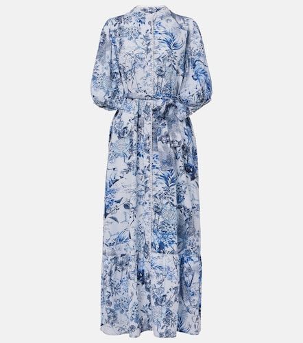 Robe chemise Kitty en coton et lin - Melissa Odabash - Modalova