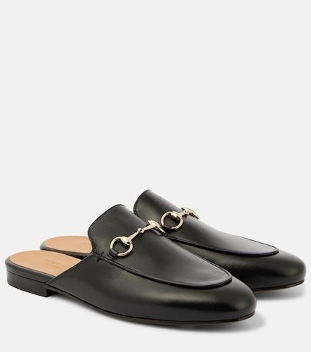 Mules Princetown Horsebit GG en cuir - Gucci - Modalova