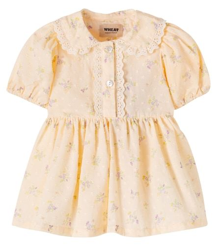 Bébé – Robe Adele en coton à fleurs - Wheat - Modalova
