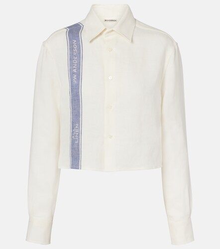 JW Anderson Chemise courte en lin - JW Anderson - Modalova