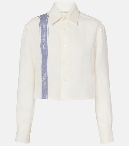 JW Anderson Chemise courte en lin - JW Anderson - Modalova