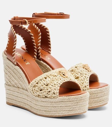 Espadrilles compensées Medusa - Versace - Modalova