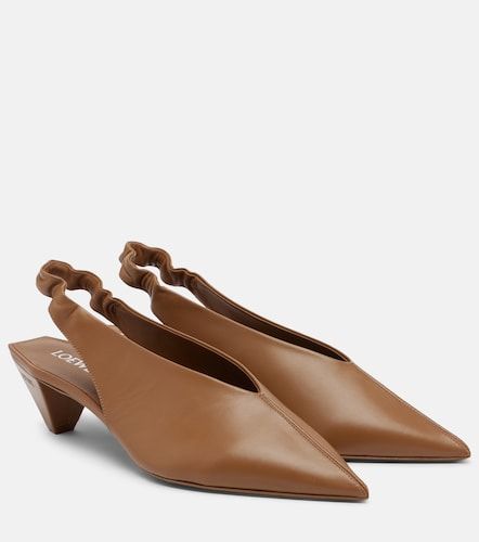 Escarpins slingback Origami en cuir - Loewe - Modalova
