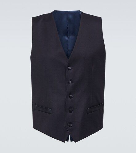 Gilet de costume en laine et soie mélangée - Dolce&Gabbana - Modalova