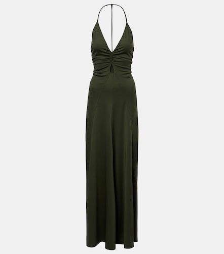 Robe longue froncée - Victoria Beckham - Modalova