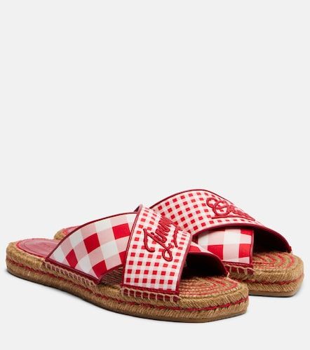 Mules Aciel à carreaux vichy - Jimmy Choo - Modalova