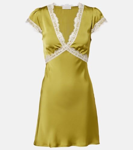 Robe Verena en satin à dentelle - Faithfull - Modalova