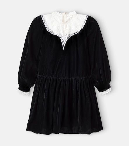 Robe en velours et dentelle - Petite Amalie - Modalova