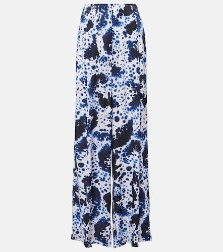 Pantalon ample à taille haute imprimé - Dries Van Noten - Modalova