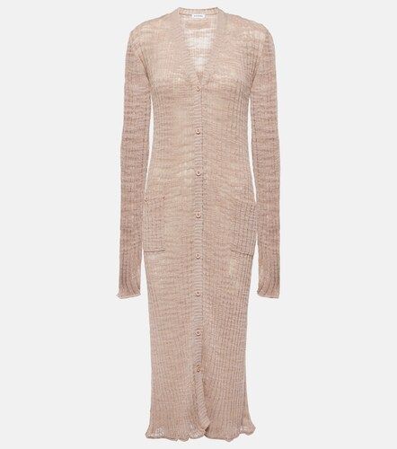 Cardigan en lin mélangé - Acne Studios - Modalova