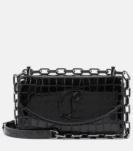 Sac porté épaule Loubi54 en cuir façon croco - Christian Louboutin - Modalova