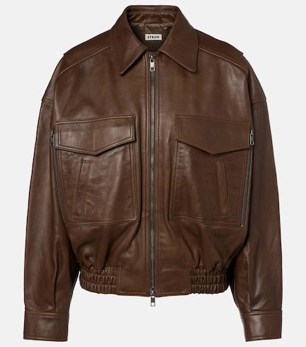 Staud Veste bomber Eugene en cuir - Staud - Modalova
