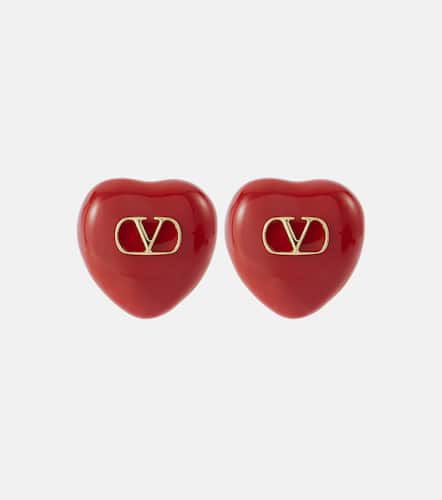 Boucles d’oreilles clip Coeur Royal - Valentino - Modalova