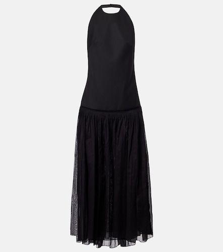 Róhe Robe longue plissée en laine mélangée - Rohe - Modalova