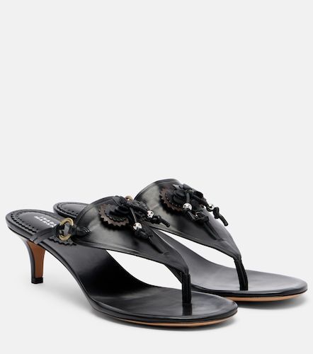 Mules Ekyne en cuir à ornements - Isabel Marant - Modalova