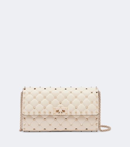 Sac porté épaule Rockstud Spike en cuir - Valentino Garavani - Modalova
