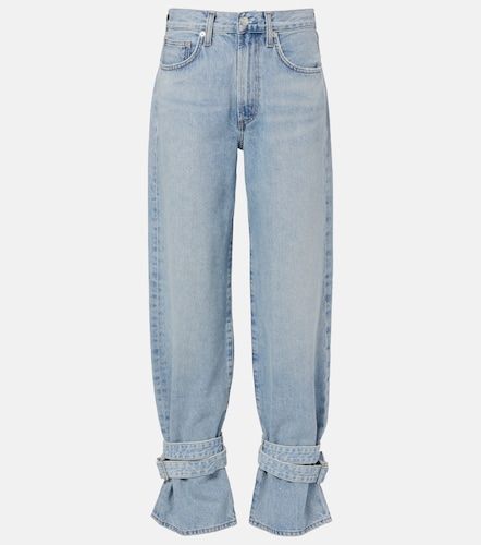 Jean straight Cinched Hem en coton - Agolde - Modalova