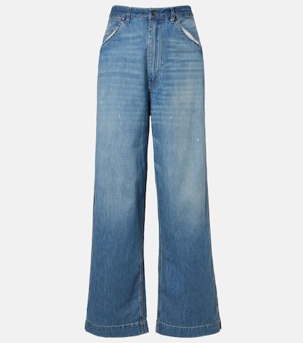Jean wide à effet usé - Maison Margiela - Modalova