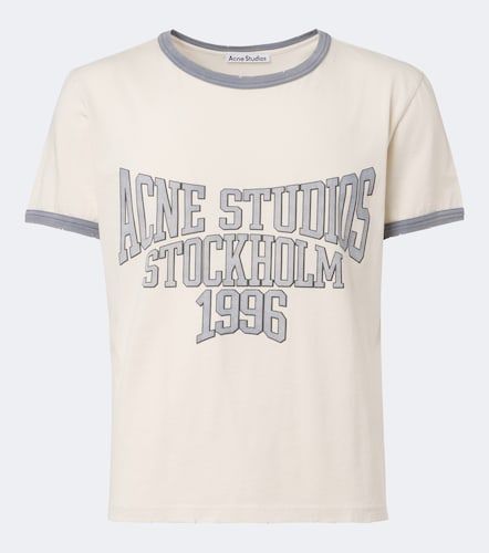 T-shirt en coton à imprimé - Acne Studios - Modalova