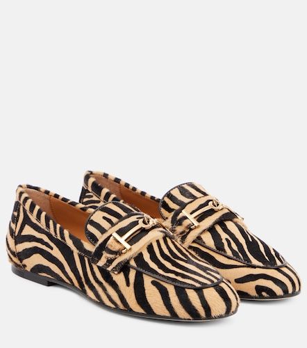 Mocassins T Ring en cuir façon poulain à imprimé - Tod's - Modalova