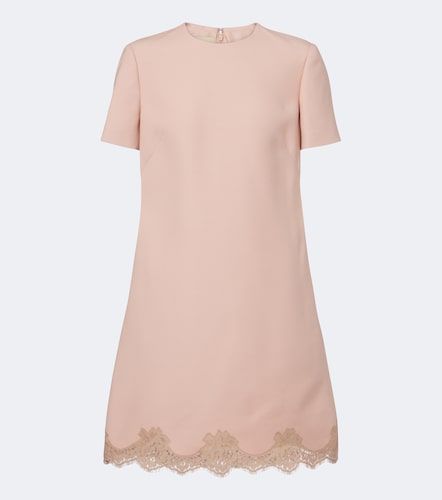 Robe en Crêpe Couture à dentelle - Valentino - Modalova