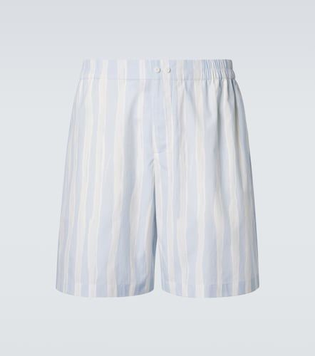 Short Caleçon rayé en coton - Jacquemus - Modalova