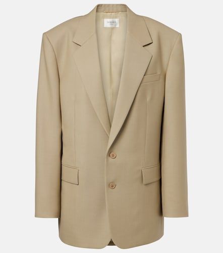 Blazer en laine et soie - Saint Laurent - Modalova