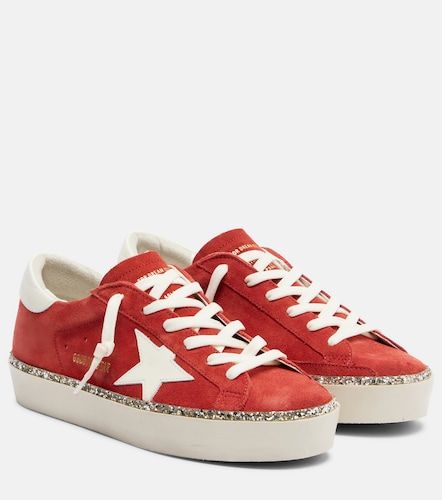 Baskets Hi Star en daim à paillettes - Golden Goose - Modalova